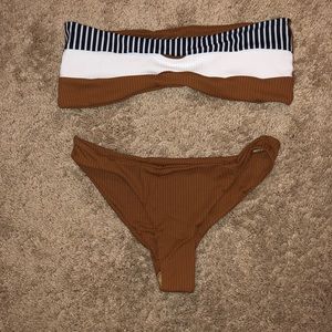 She In Strapless Bikini Size M Never Worn